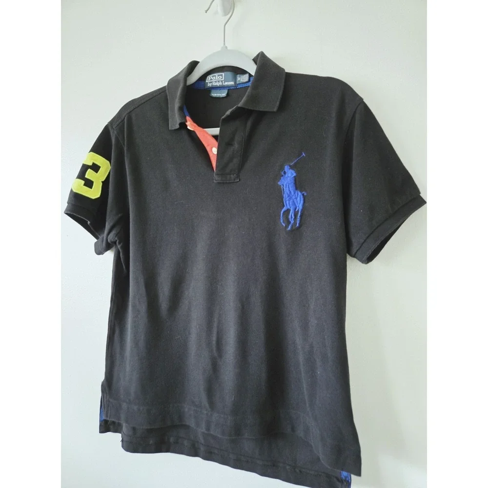 VTG‎ POLO RALPH LAUREN CUSTOM FIT BIG PONY POLO SHIRT MEN'S SIZE M